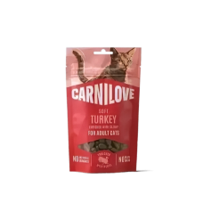 Carnilove Treats Soft Turkey enriched w/Catnip Snack 50g